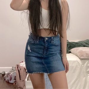 Mini Denim Skirt